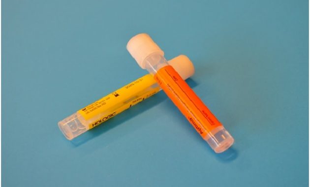 synthetic urine test tube